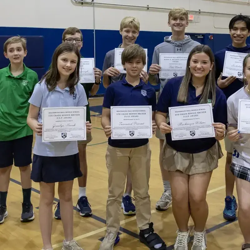 Middle School Honors Excellence, Character, and Leadership at 2025 Awards Ceremony